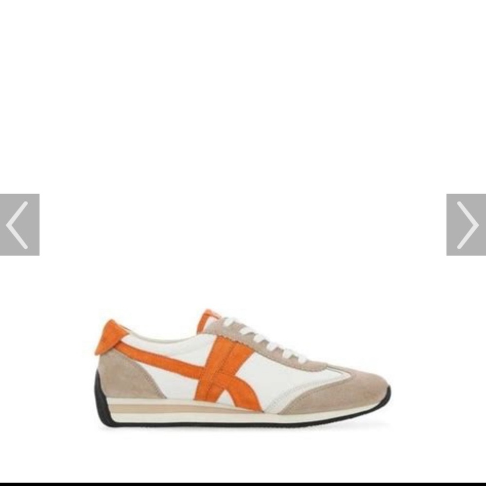 Tory Burch Orange Hank Athletic Sneakers – Size 6